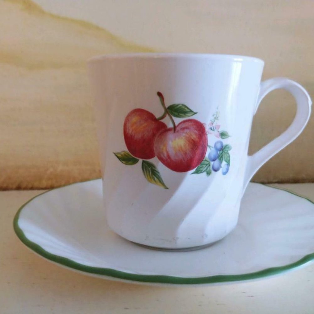 Corelle Chutney Pattern Cup & Saucer set